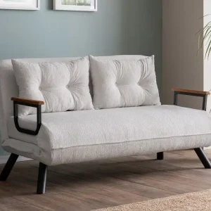 2-zits Slaapbank Sando Crème Teddystof Origineel
