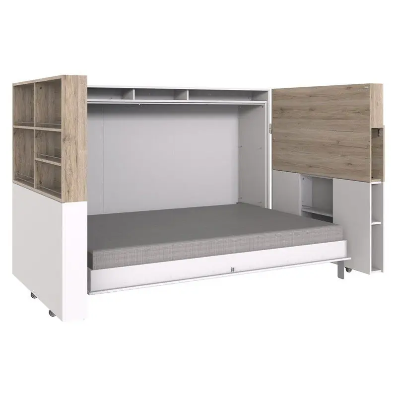 Favoriet Opklapbaar bed horizontaal 120x200 met bedindeling - L212 cm