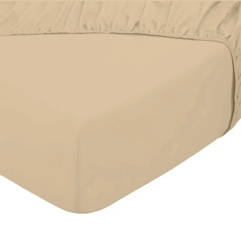 Beperkt Aanbod Dubbel Jersey Splittopper - Zand - 180x200 cm - Jersey - Villa Park - Voor Matrassen Tot 506 CM
