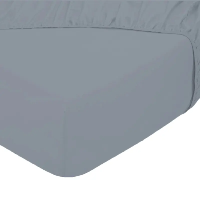 Dubbel Jersey Splittopper - Grijs - 160x200 cm - Jersey - Villa Park - Voor Matrassen Tot 506 CM Aanbieding