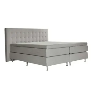 Luxe Larson - Boxspring Oslo - Lichtgrijs - 90x200