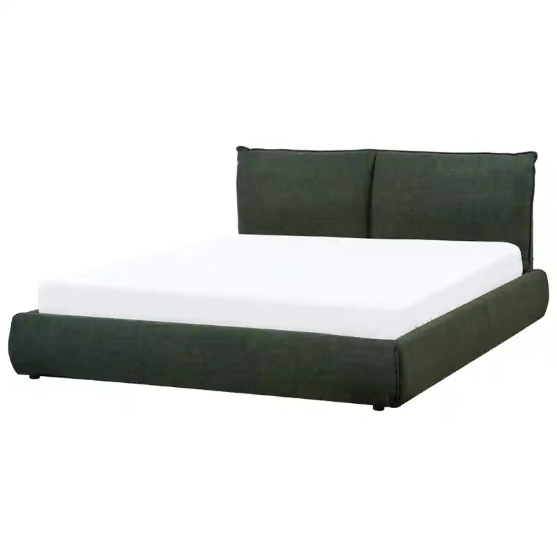 VINAY - Waterbed - Donkergroen - 160 x 200 cm - Polyester Hete Deal