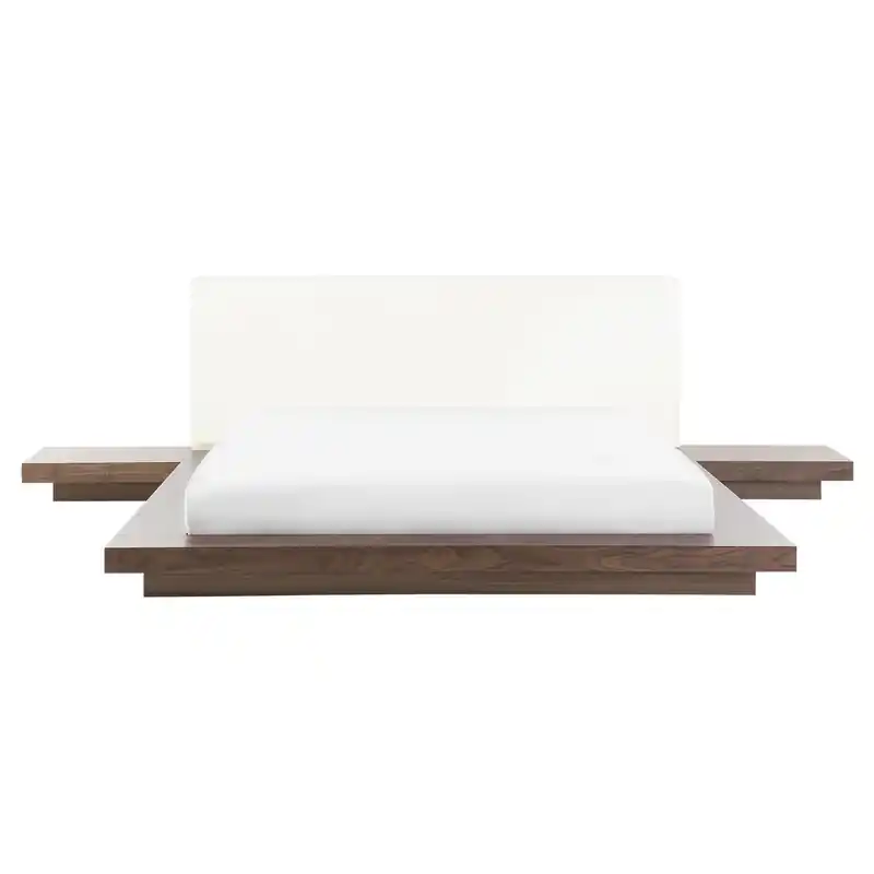 ZEN - Futon tweepersoonsbed - Lichte houtkleur - 160 x 200 cm - MDF In De Mode