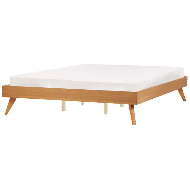 Alleen Vandaag BERRIC  - Tweepersoonsbed - Lichthout - 180 x 200 cm - MDF