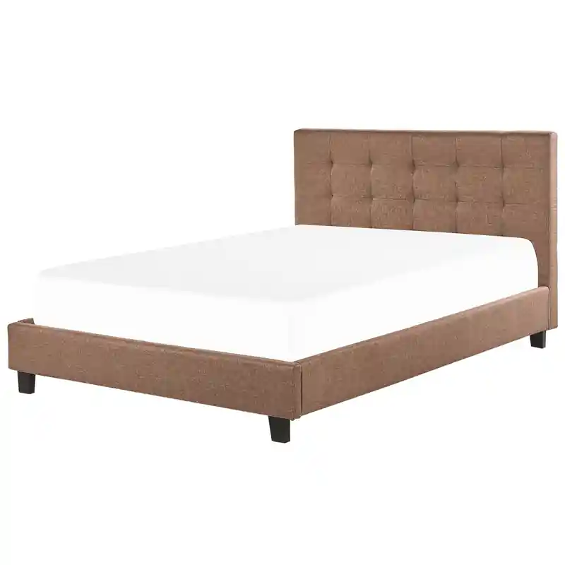 Aanbieding ROCHELLE - Waterbed - Bruin - 180 x 200 cm - Polyester