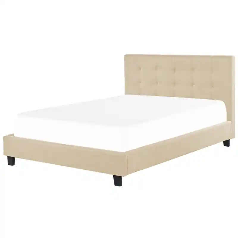Ambachtelijk ROCHELLE - Waterbed - Beige - 180 x 200 cm - Polyester