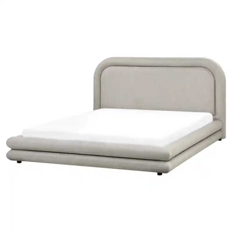 Actieprijs LAVARDENS - Waterbed - Taupe - 160 x 200 cm - Kunstlinnen