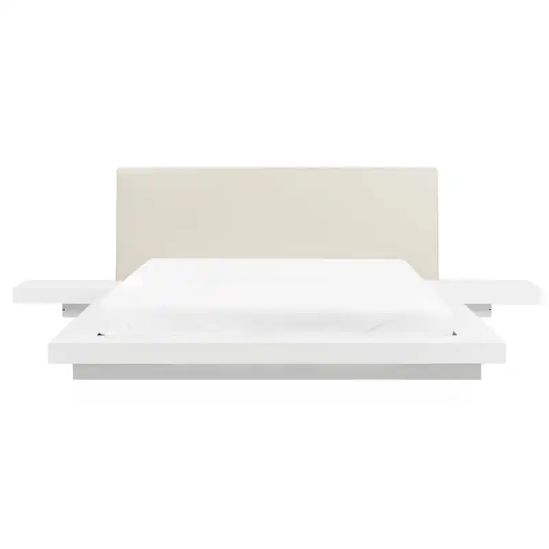 ZEN - Futon tweepersoonsbed - Wit - 160 x 200 cm - MDF Hete Deal