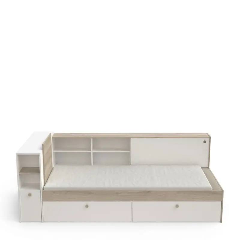 Direct Beschikbaar Bed met opbergruimte in 90x190/200 cm - L119,2 cm