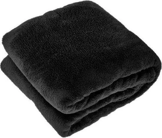 Bulkbestelling Plaid justin l150b200cm zwart