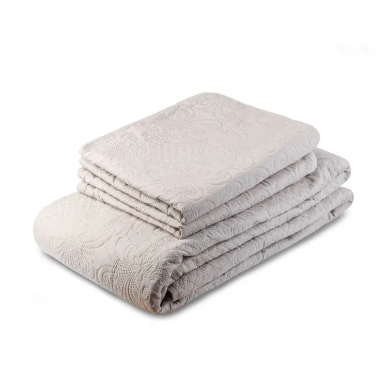 Zydante Home® Bedsprei Incl. 2 Hoezen -Beige Royal - 220x240 cm + 2 * 60x70 cm Superprijs