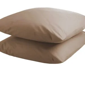 Ambachtelijk DoubleDry Kussensloop 2 stuks 60x70 cm - taupe