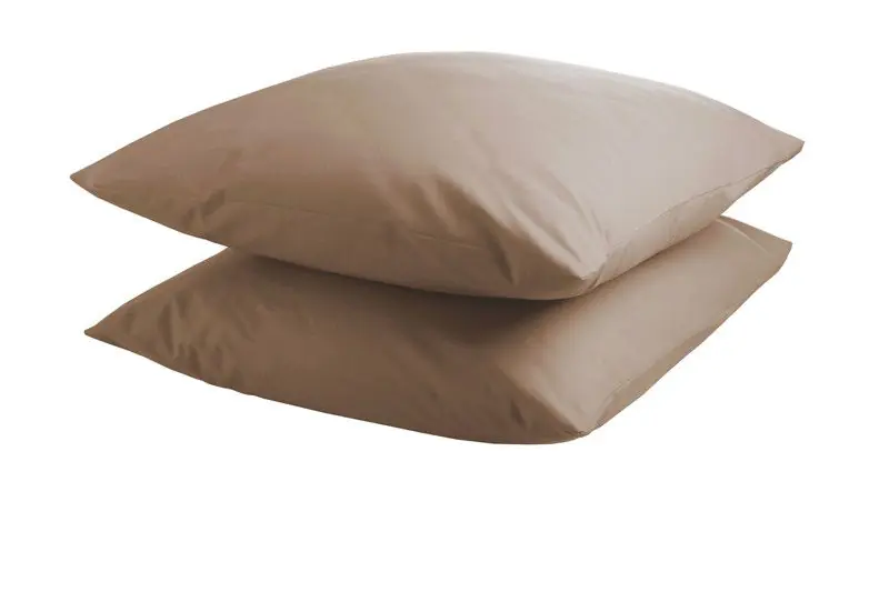 Ambachtelijk DoubleDry Kussensloop 2 stuks 60x70 cm - taupe
