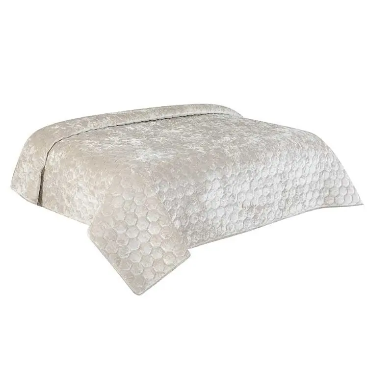 Unique Living - Bedsprei Peggy Dove White - 240x280cm Alleen Vandaag