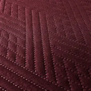 Zydante Home® Bedsprei Incl. 2 Hoezen -Bordeaux Rood Layers - 220x240 cm + 2 * 60x70 cm Hoge Kwaliteit