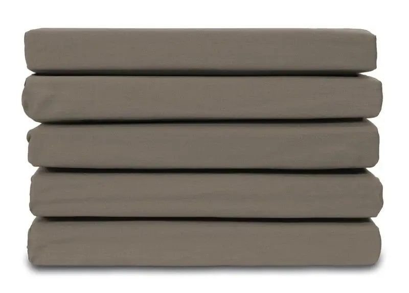 Betrouwbaar Ten Cate Katoensatijnen Hoeslaken - 180x200 - Taupe