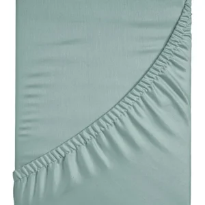 Budget Ten Cate Premium Katoensatijnen Hoeslaken 160x200 - Mineral Mint