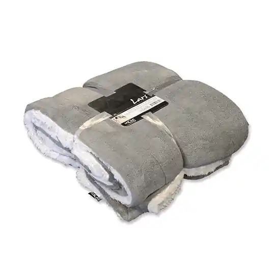 Nieuw Model Plaid Lars l200b150 cm grijs