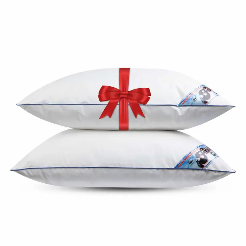 Fabiola - Zacht Halfdons Hoofdkussen - Set van 2 stuks - DownPass gecertificeerde Dons & Veren - Ergonomisch - 60x70cm Koop Vandaag