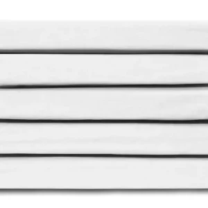 Flitsaanbieding Ten Cate Katoensatijnen Hoeslaken - 90x220 - Wit