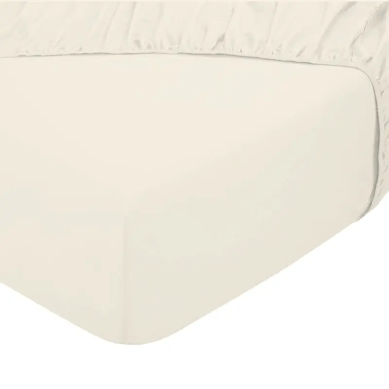 Beste Prijs Hotel Home Collection - Topper Hoeslaken - 160x200/210/220+20 cm - Creme