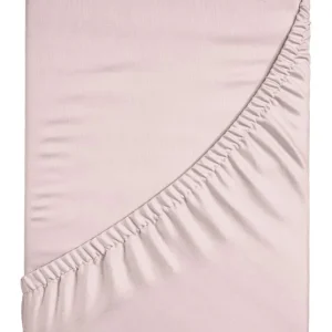 Hete Deal Ten Cate Premium Katoensatijnen Hoeslaken 180x200 - Blush
