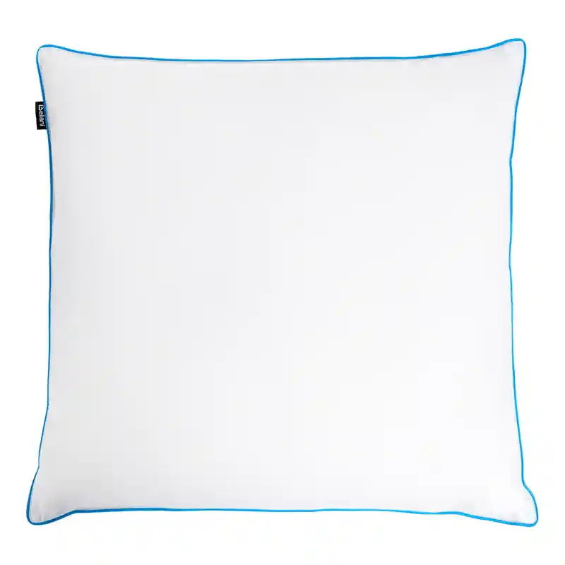 ANETO - Hoofdkussen 3 vakken - Wit - 80 x 80 cm - Hoog - Eendenveren Luxe