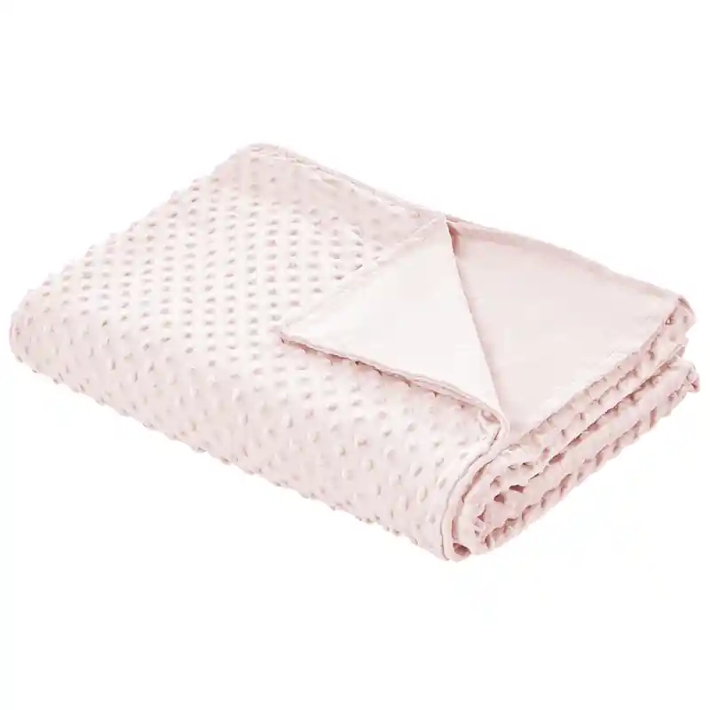 Authentiek CALLISTO - Verzwaringsdeken hoes - Roze - 120 x 180 cm - Polyester