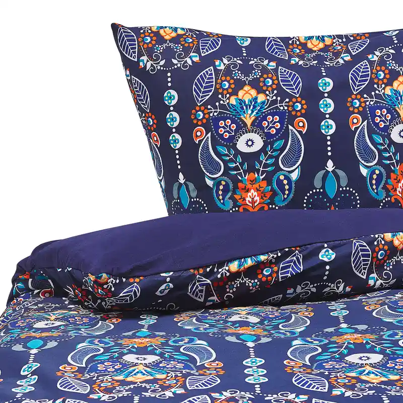 Alleen Vandaag MADRONA 200 - Beddengoed - Donkerblauw - 135 x 200 cm - Katoen