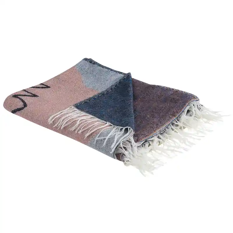 BAIDI - Plaid - Lichtblauw - 130 x 170 cm - Polyester Exclusief