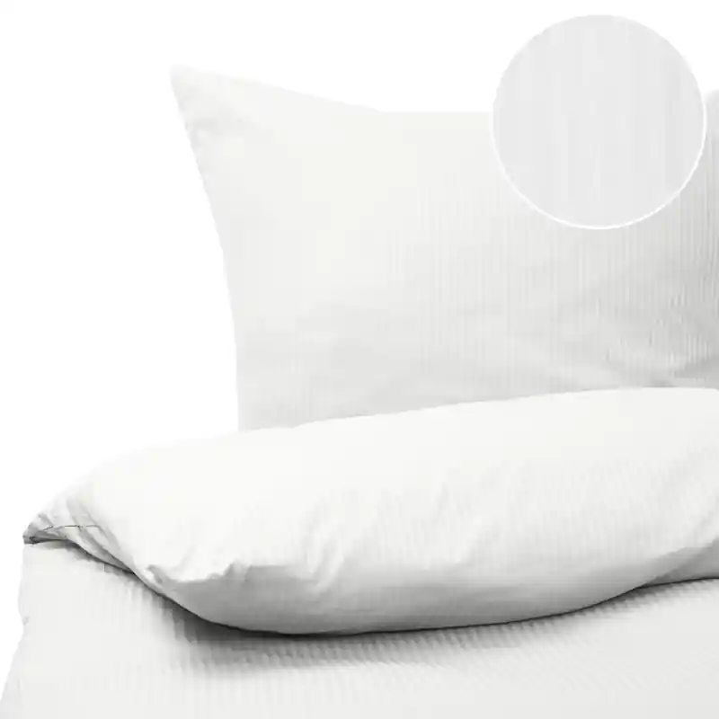 AVONDALE - Beddengoed - Wit - 135 x 200 cm - Katoen Professioneel