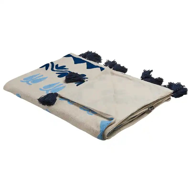 Voordeelprijs BHIND - Plaid - Beige - 130 x 180 cm - Katoen