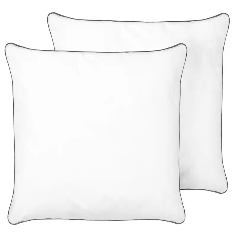 Alleen Vandaag PELISTER - 2x Hoofdkussen hoog - Wit - 80 x 80 cm - Japara