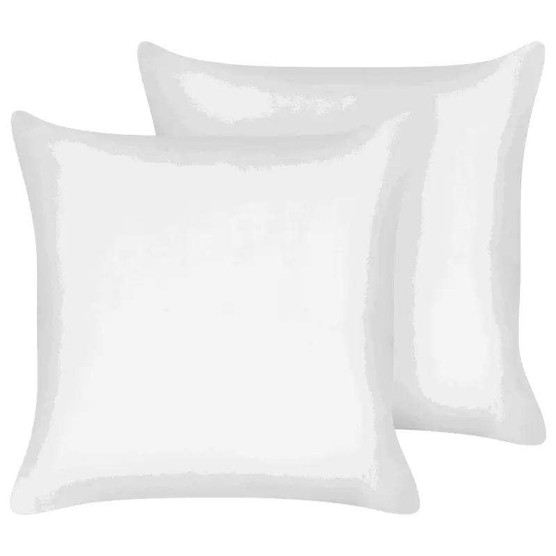 Authentiek TRIGLAV - Hoofdkussen set van 2 - Wit - 80 x 80 cm - Laag - Polyester