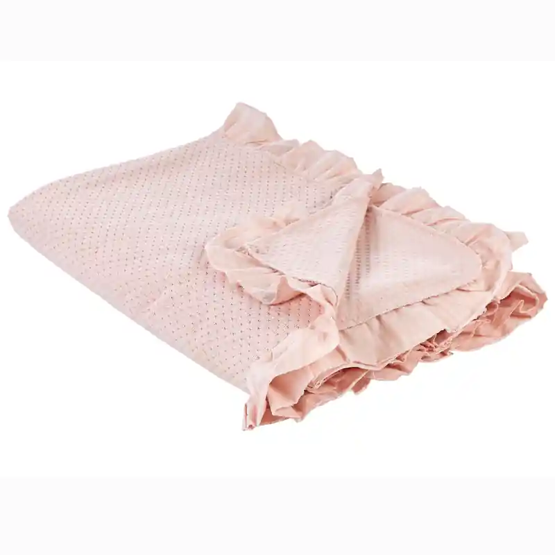 Wereldwijde Verzending HATTON - Sprei - Pastelroze - 220 x 240 cm - Katoen