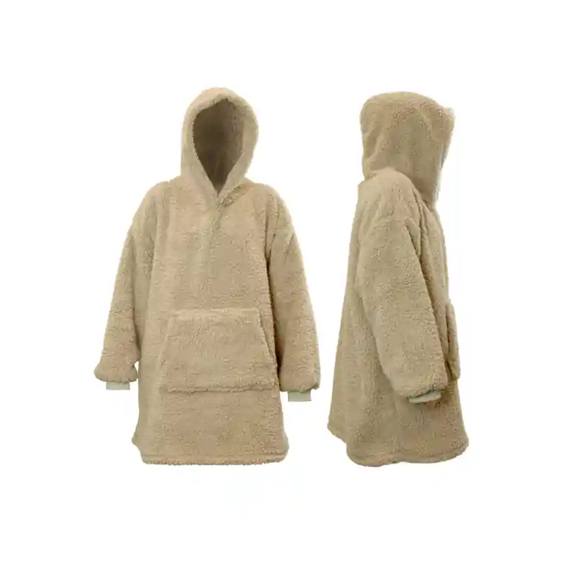 Betaalbaar Hoodie Teddy chateau grijs 70x50x87 cm