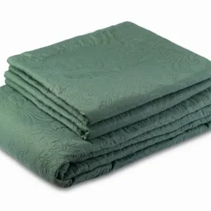 Zydante Home® Bedsprei Incl. 2 Hoezen -Dark Green Royal - 220x240 cm + 2 * 60x70 cm Plaats Bestelling