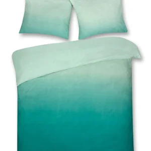 DoubleDry Dekbedovertrek My Design 100% Katoen - Tweepersoons 200x200 cm + 2 Kussenslopen - aqua Favoriet
