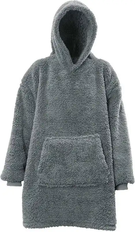 Rechtstreeks Van De Fabrikant Hoodie Teddy donkergrijs 70x50x87 cm