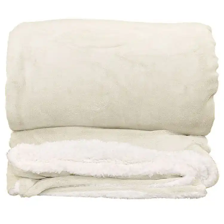 Groothandel Unique Living - Plaid Lars XL - 220x240cm - Dove White
