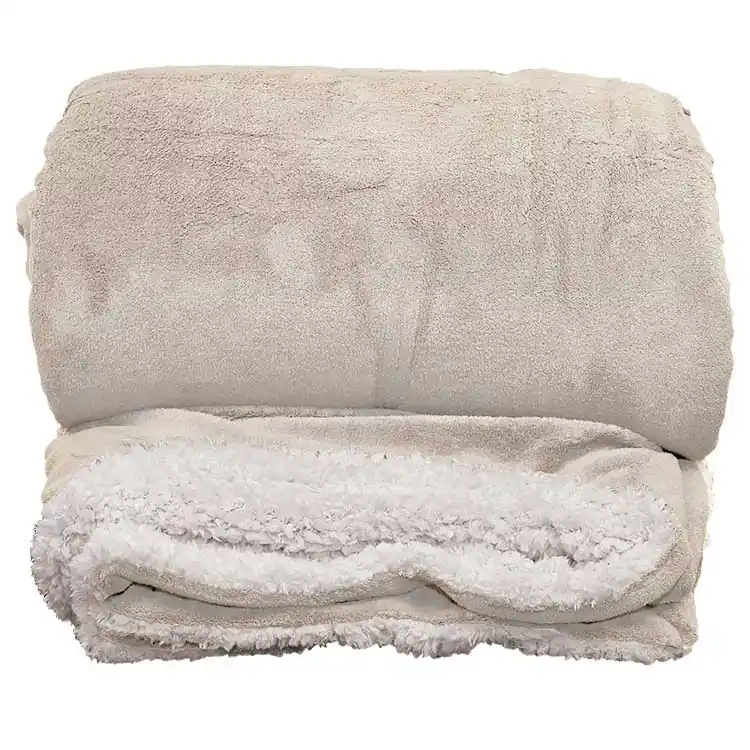 Unique Living - Plaid Lars Chateau Grey -220x240cm Gratis Retour