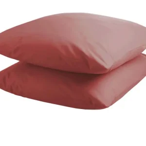 DoubleDry Kussensloop 2 stuks - 100% natuurlijk katoen - 2x 60x70 - abrikoos Ambachtelijk