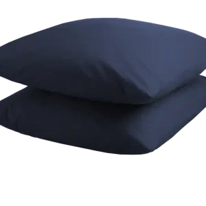 Seizoensaanbieding DoubleDry Kussensloop 2 stuks - 100% natuurlijk katoen - 2x 60x70 - navy