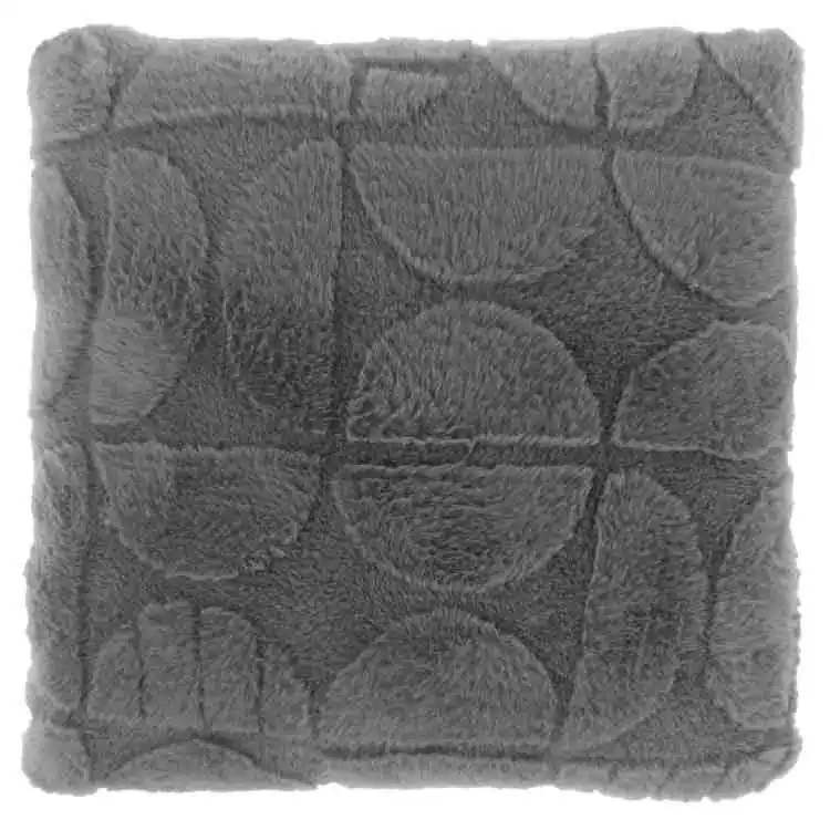 Authentiek Unique Living - Kussenhoes Milan Dark Grey -45x45cm