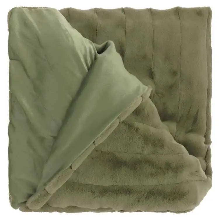 Unique Living - Plaid Norah Tea Green -150x200cm Dagaanbieding