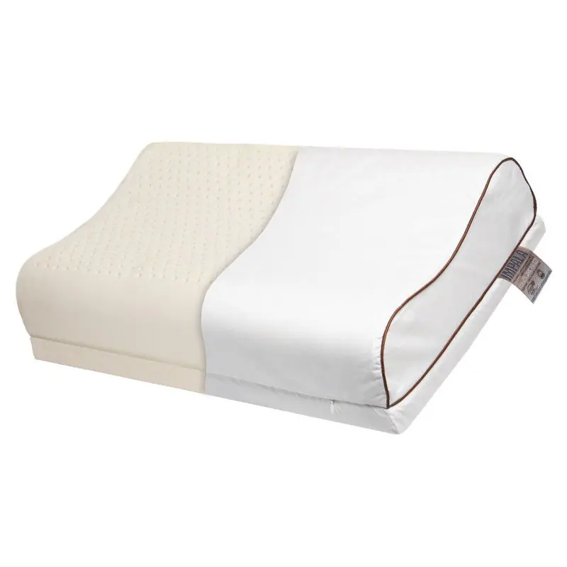 Hoge Kwaliteit Impala Latex aanpasbaar Contour- 100% Natuurlijk - Ondersteunend, gevromd Orthopedisch kussen - Medium Stevig kussen 40x60 volledig in hoogte én hardheid instelbaar