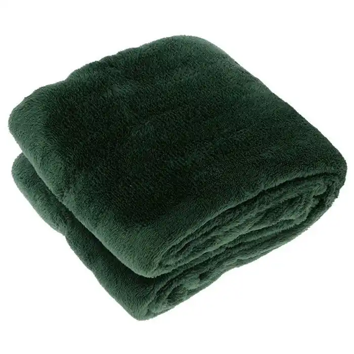 Unique Living | Justin plaid 150x200cm dark green Speciale Aanbieding