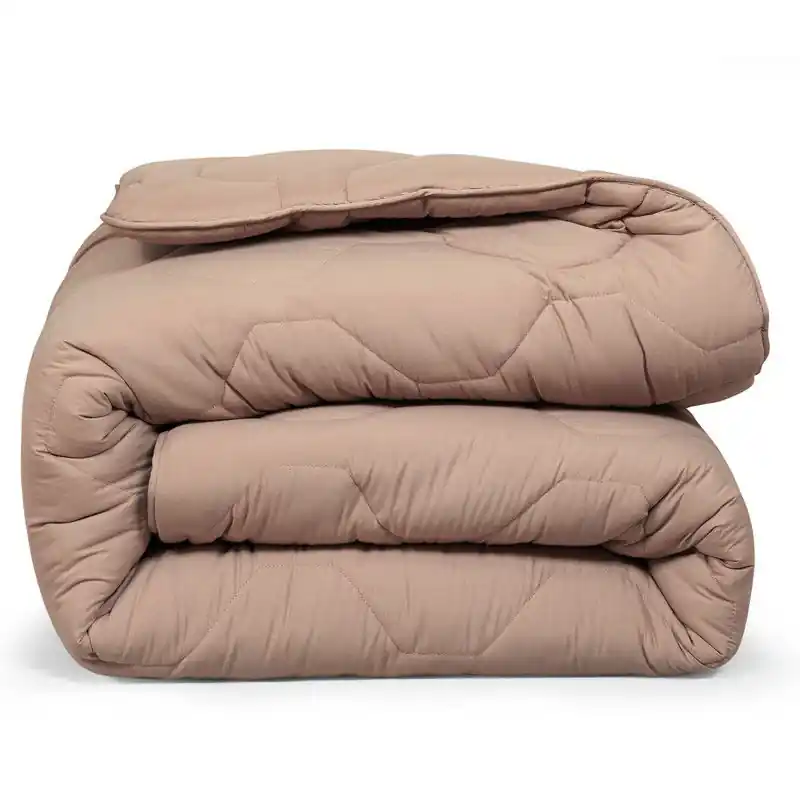 Groothandel DoubleDry 2 in 1 Dekbed 200x220 - Tweepersoons wasbaar dekbed zonder overtrek - taupe xl