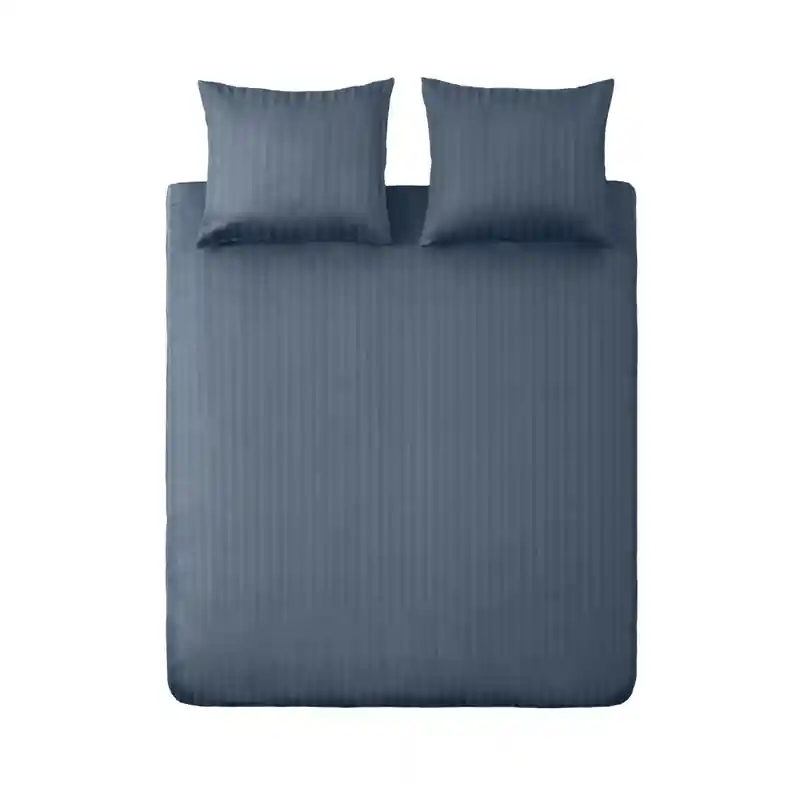 Ten Cate Katoensatijnen Dekbedovertrek - 240x200/220 - Donker Blauw Alleen Vandaag