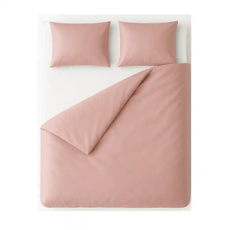 Ten Cate 100% Katoensatijnen Tweepersoons Dekbedovertrek - 200x200/220 - Ash Rose Populair